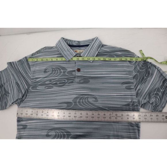 Crazy shirts shirt mens Large short sleeve Hawaiian polo cotton wave print - Picture 8 of 8